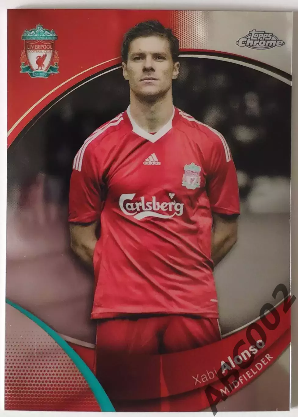 Карточка АПЛ / Xabi Alonso / Liverpool / Topps Chrome