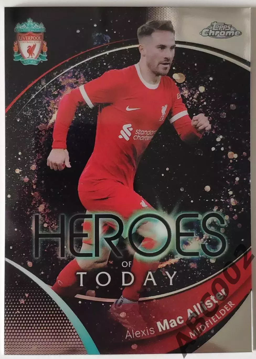 Карточка АПЛ / Alexis Mac Allister / Liverpool / Topps Chrome