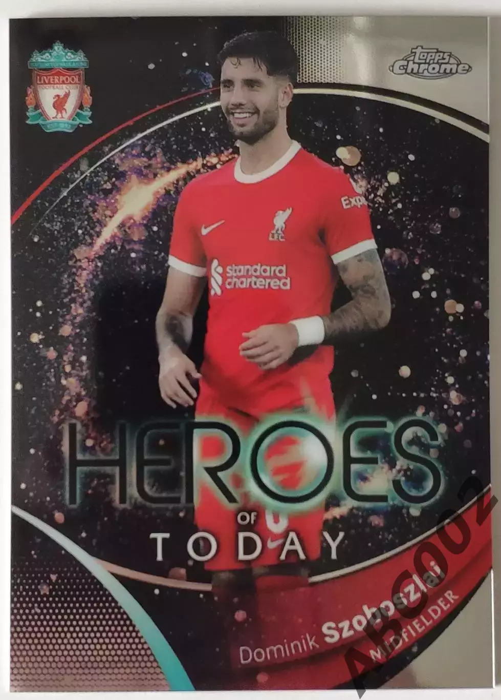 Карточка АПЛ / Dominik Szoboszlai / Liverpool / Topps Chrome