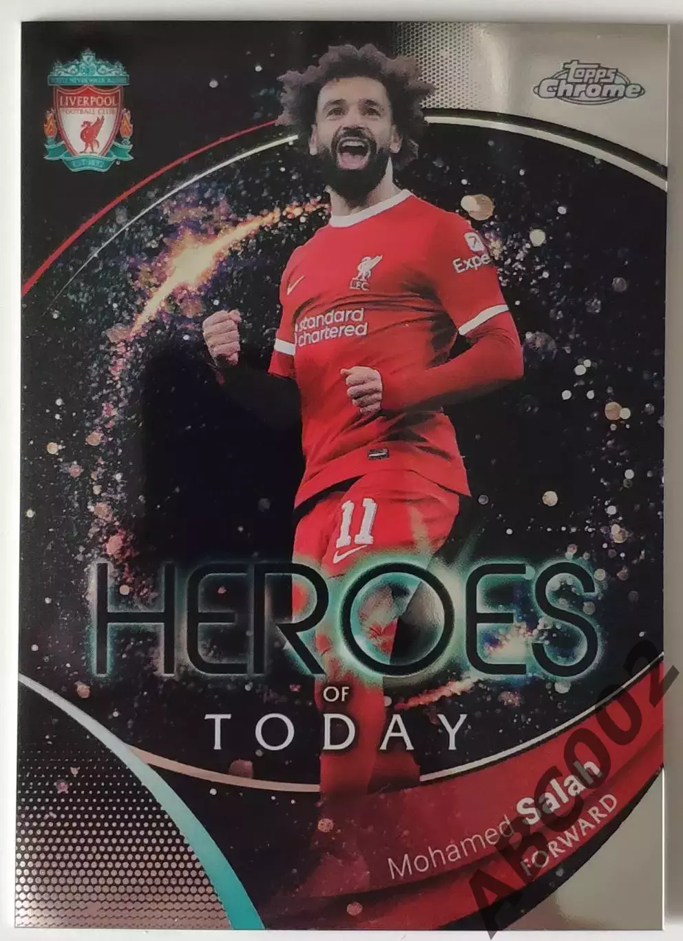 Карточка АПЛ / Mohamed Salah / Liverpool / Topps Chrome
