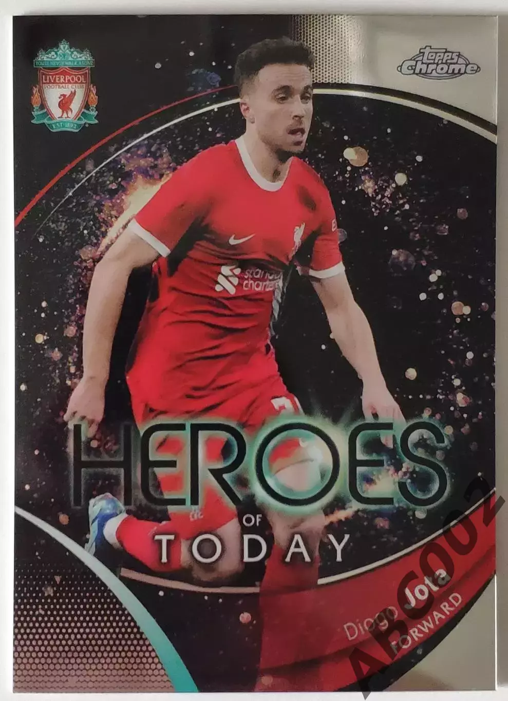 Карточка АПЛ / Diogo Jota / Liverpool / Topps Chrome