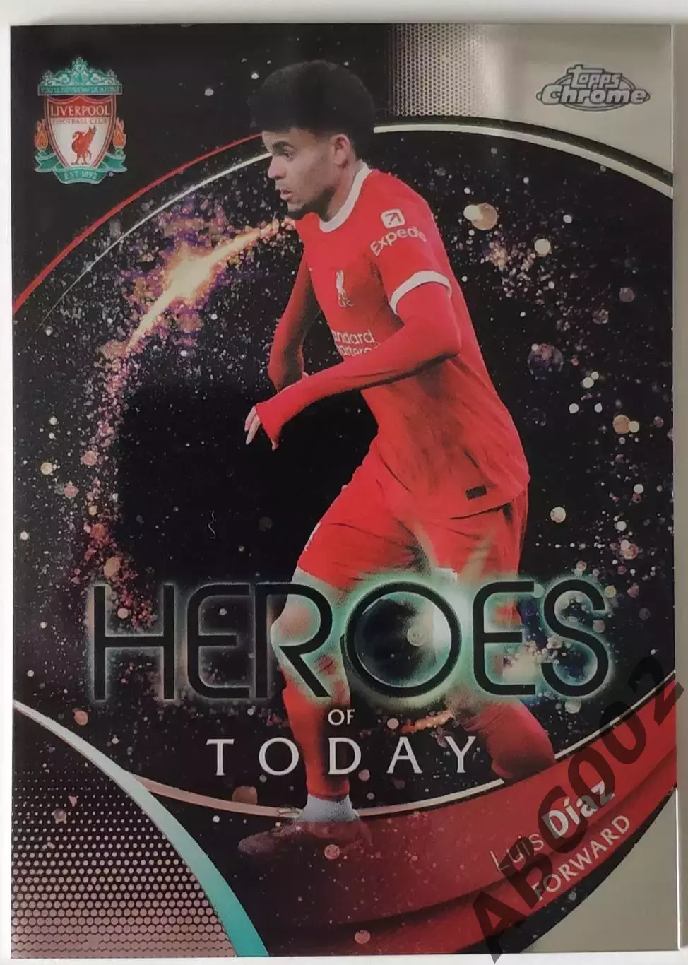 Карточка АПЛ / Luis Diaz / Liverpool / Topps Chrome