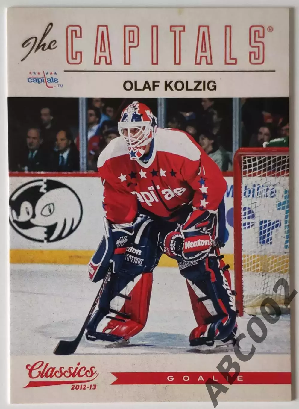 Карточка НХЛ / Olaf Kolzig / Capitals / Classics