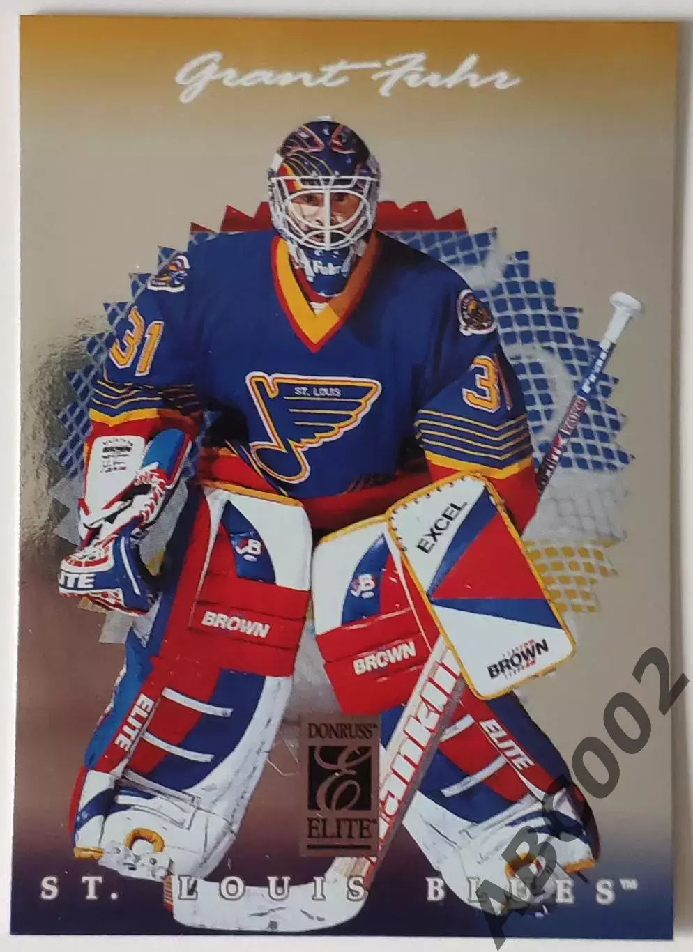 Карточка НХЛ / Grant Fuhr / Blues / Donruss Elite
