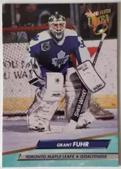 Карточка НХЛ / Grant Fuhr / Maple Leafs / Fleer Ultra