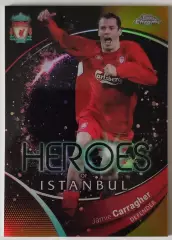 Карточка АПЛ / Jamie Carragher / 21 из 50 / Liverpool / Topps Chrome