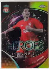 Карточка АПЛ / Xabi Alonso / 16 из 75 / Liverpool / Topps Chrome