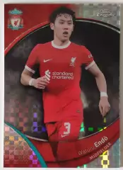 Карточка АПЛ / Waturu Endo / Liverpool / Topps Chrome / X-Factor