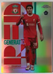 Карточка АПЛ / Jarell Quansah / Liverpool / Topps Chrome / Red Generat