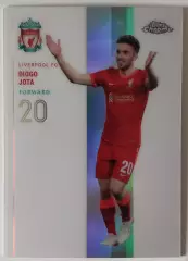 Карточка АПЛ / Diogo Jota / Liverpool / Topps Chrome / Clinical