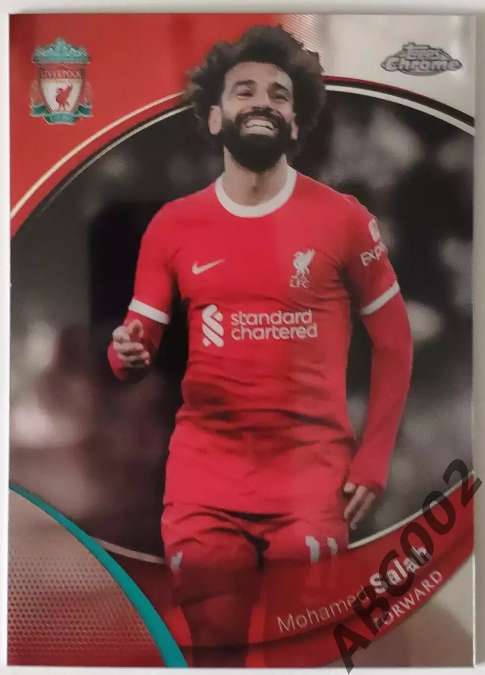 Карточка АПЛ / Mohamed Salah / Liverpool / Topps Chrome