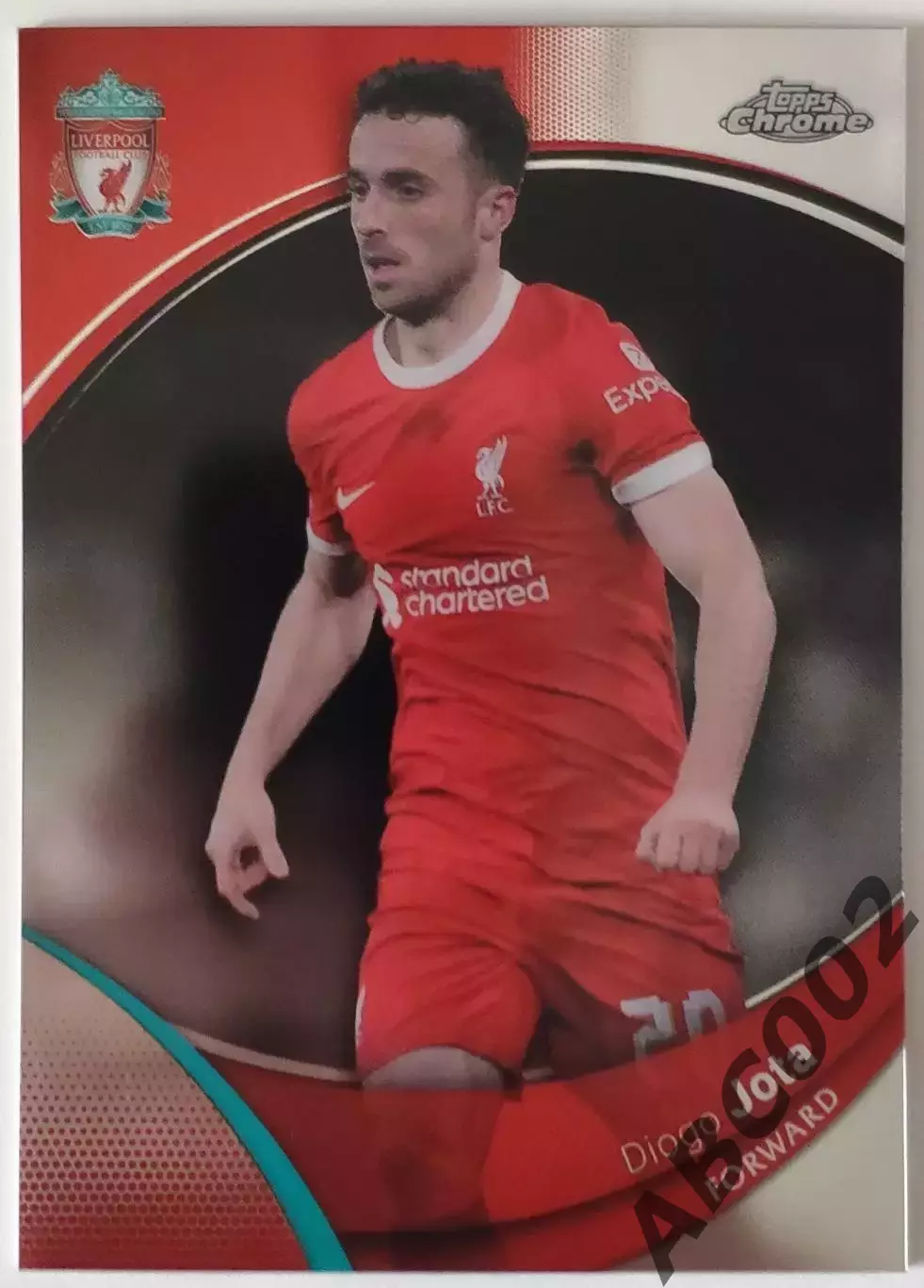Карточка АПЛ / Diogo Jota / Liverpool / Topps Chrome