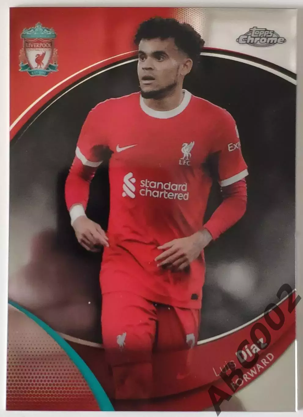 Карточка АПЛ / Luis Diaz / Liverpool / Topps Chrome