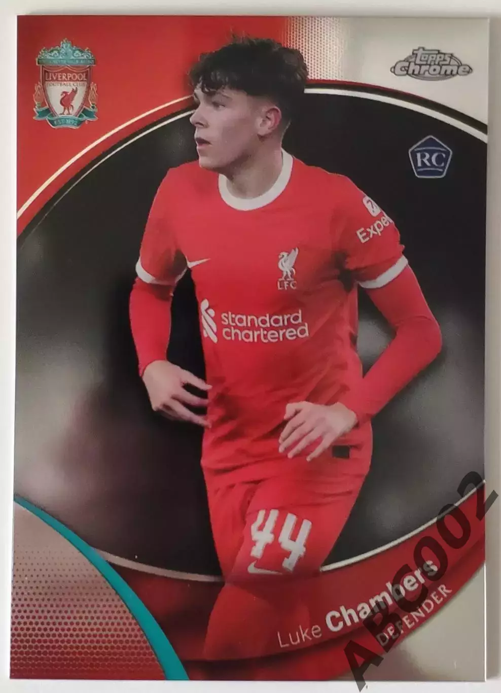 Карточка АПЛ / Luke Chambers / Liverpool / Topps Chrome