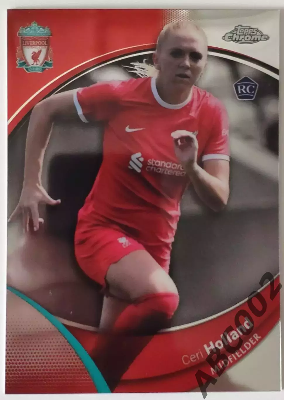 Карточка АПЛ / Ceri Holland / Liverpool / Topps Chrome