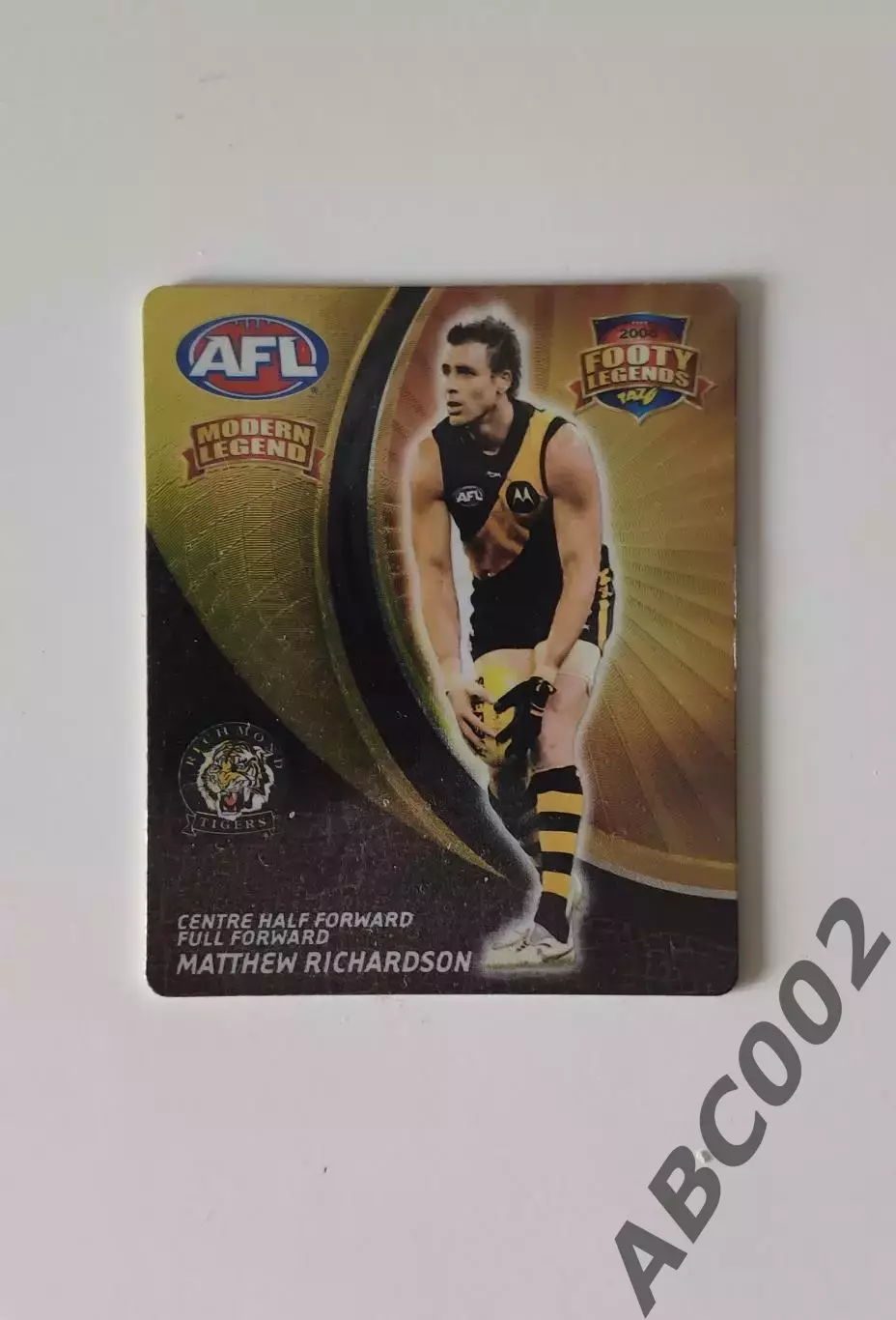 Карточка АФЛ / Австралийский футбол / Matthew Richardson/ Richmond Tigers