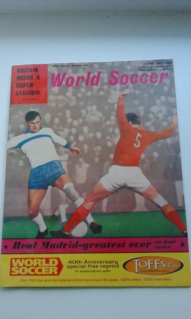 Журнал World soccer october 1960