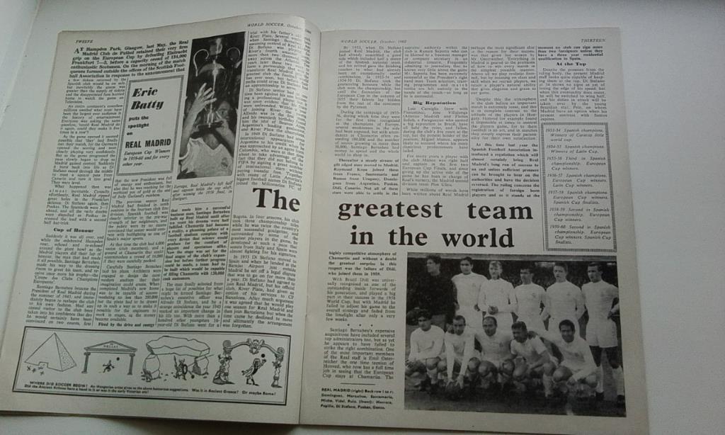 Журнал World soccer october 1960 2