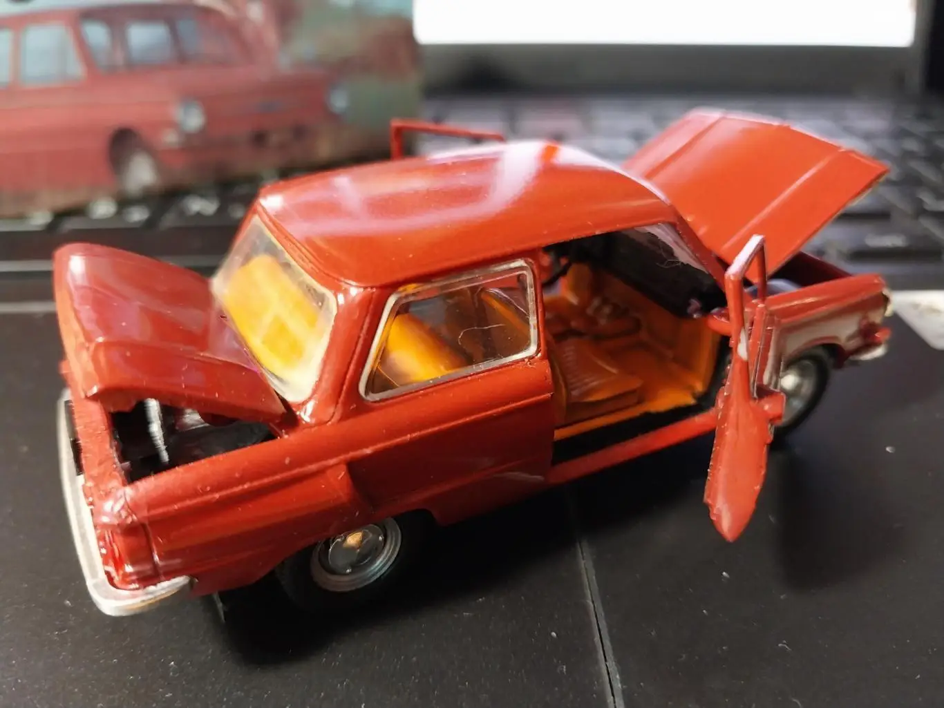 а\м заз-968, 1:43, пластик