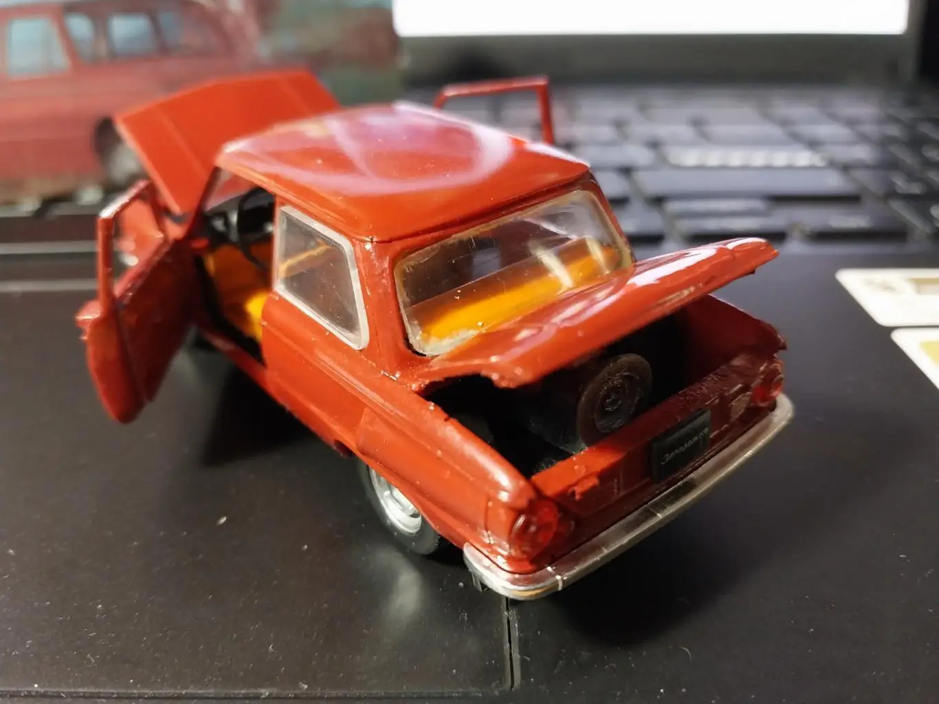 а\м заз-968, 1:43, пластик 2