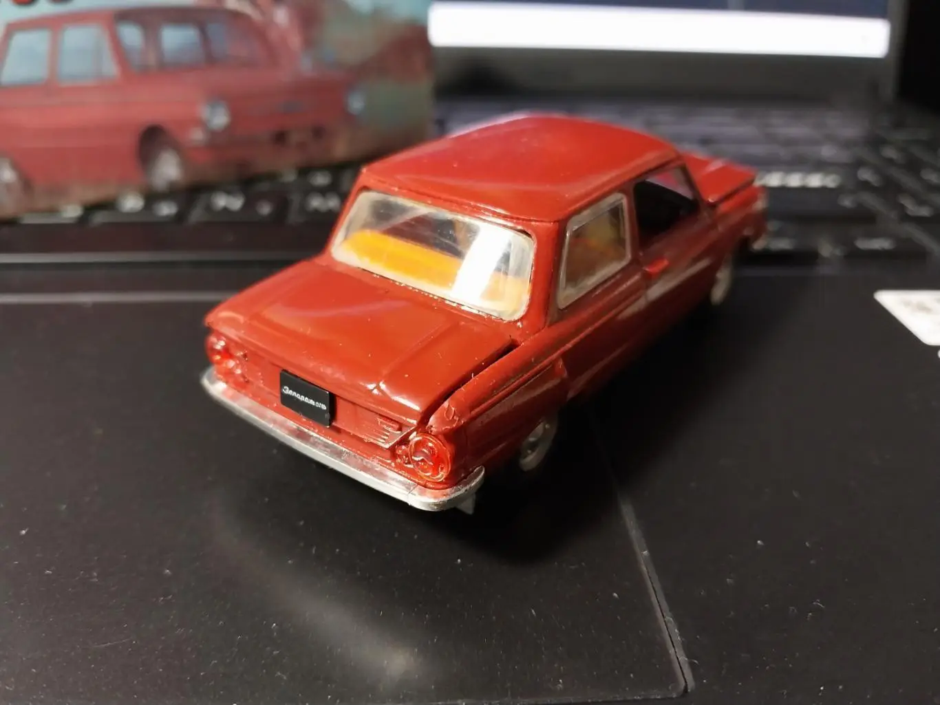 а\м заз-968, 1:43, пластик 5