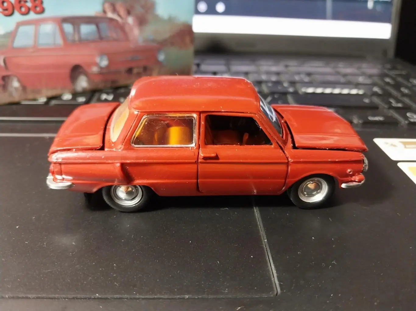 а\м заз-968, 1:43, пластик 6