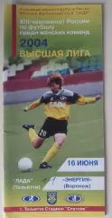 ЖФК Лада (Тольятти) - ЖФК Энергия(Воронеж) 16.06.2004