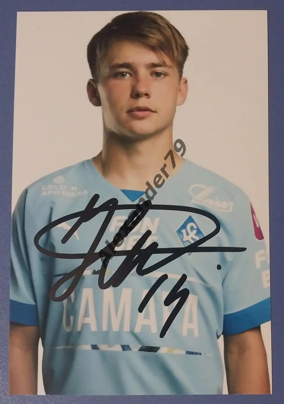 Оригинальный автограф Никита Салтыков Крылья Советов