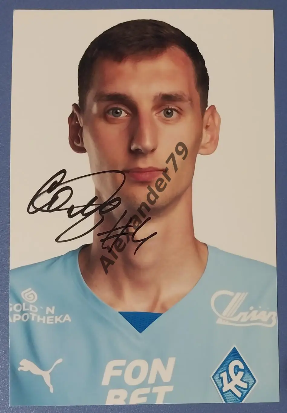 Оригинальный автограф Александр Солдатенков Крылья Советов