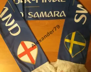 Шарф матчевый Швеция - Англия 2018