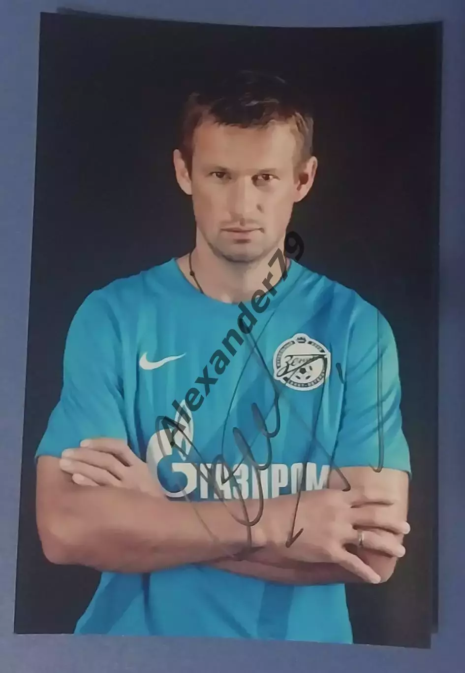Оригинальный автограф Сергей Семак Зенит