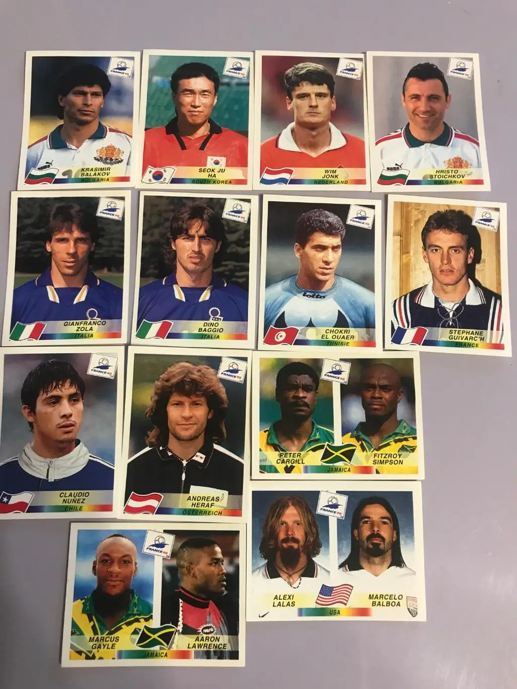 Карточки Ч М 1998