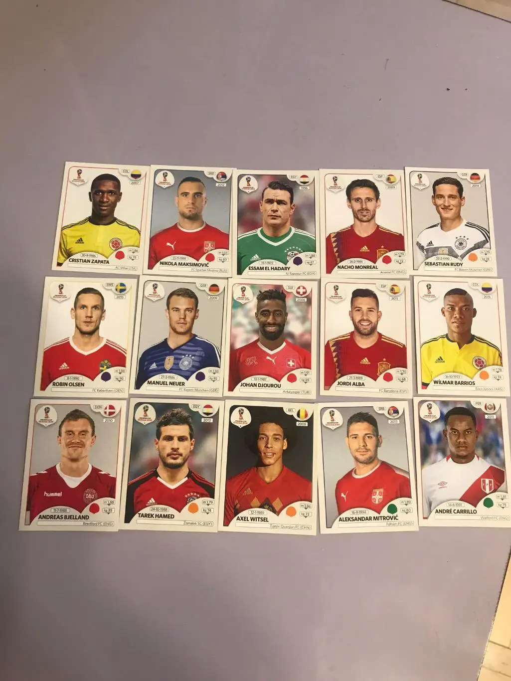 Карточки 2018