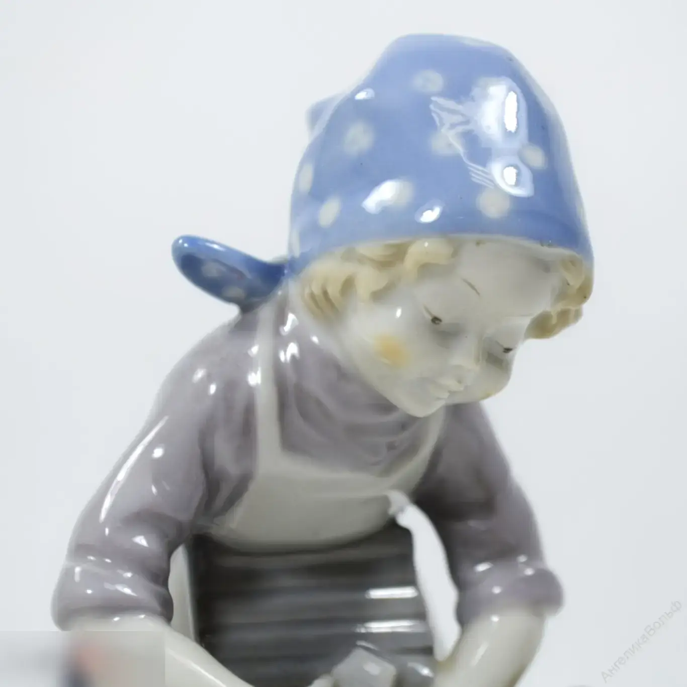 Антик Статуэтка девочка фарфор Германия 5