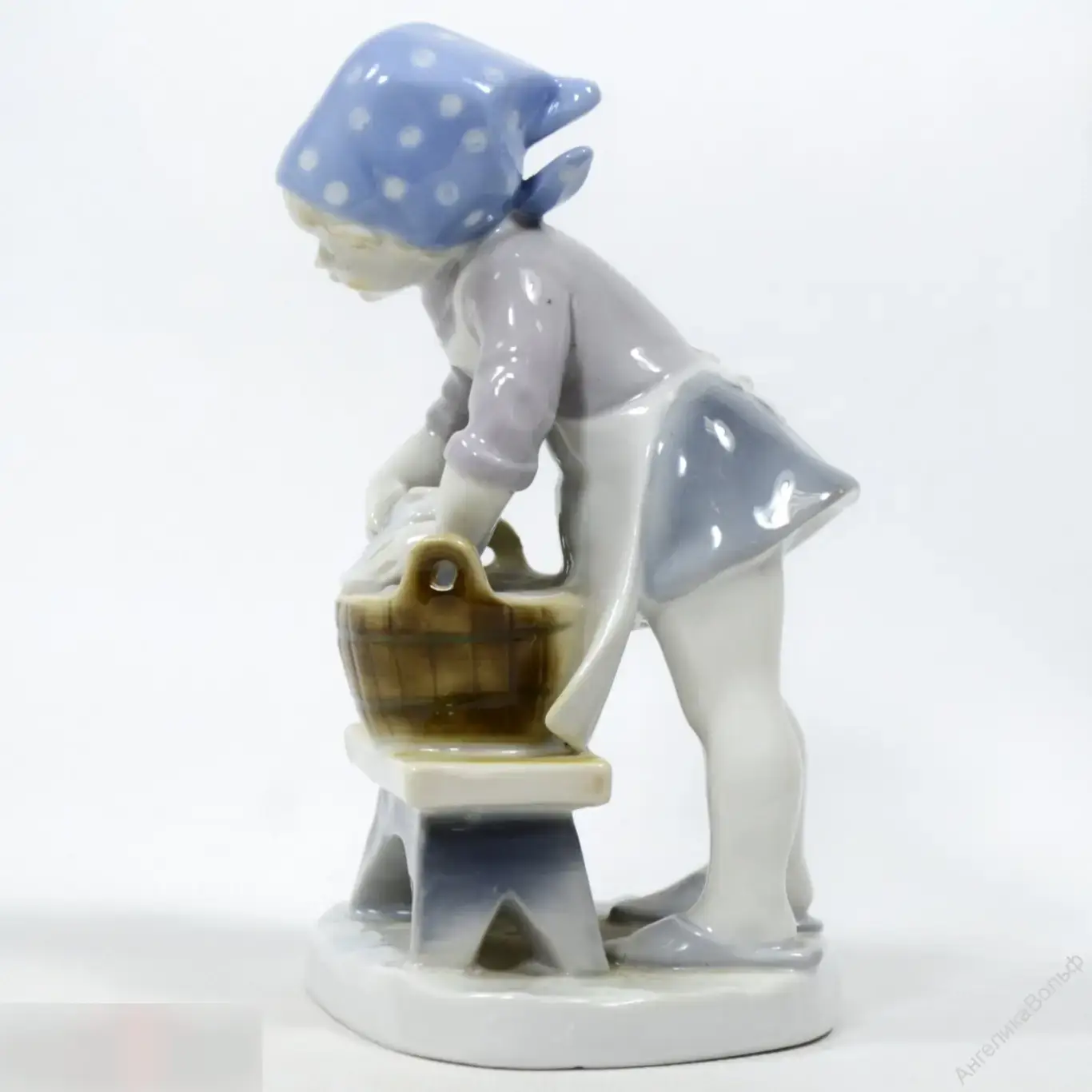 Антик Статуэтка девочка фарфор Германия 6