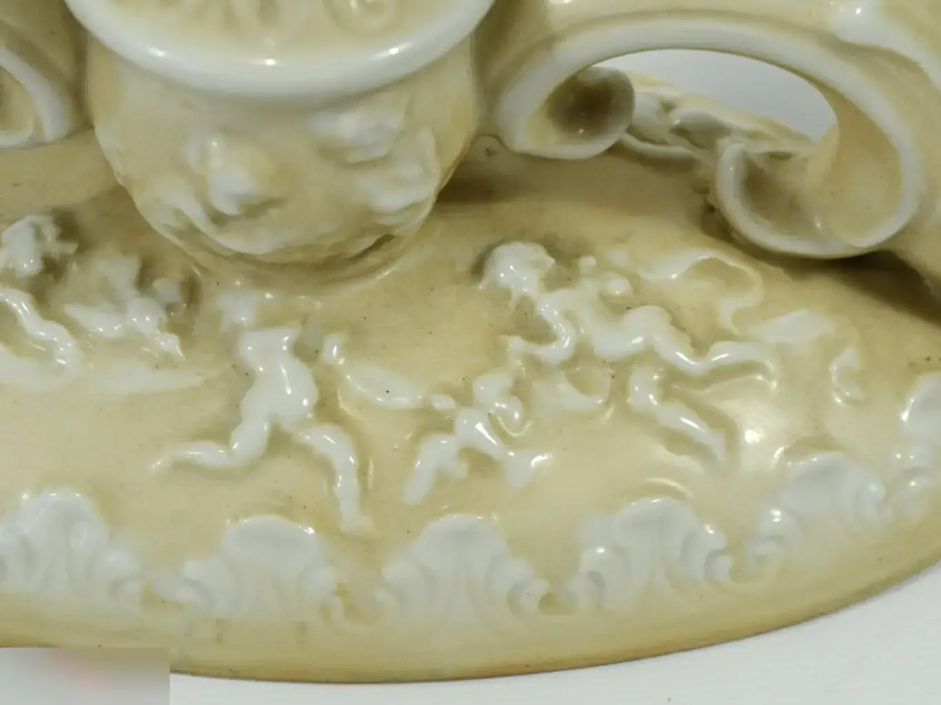 Ангел Антик Путти подсвечник фарфор Германия 7