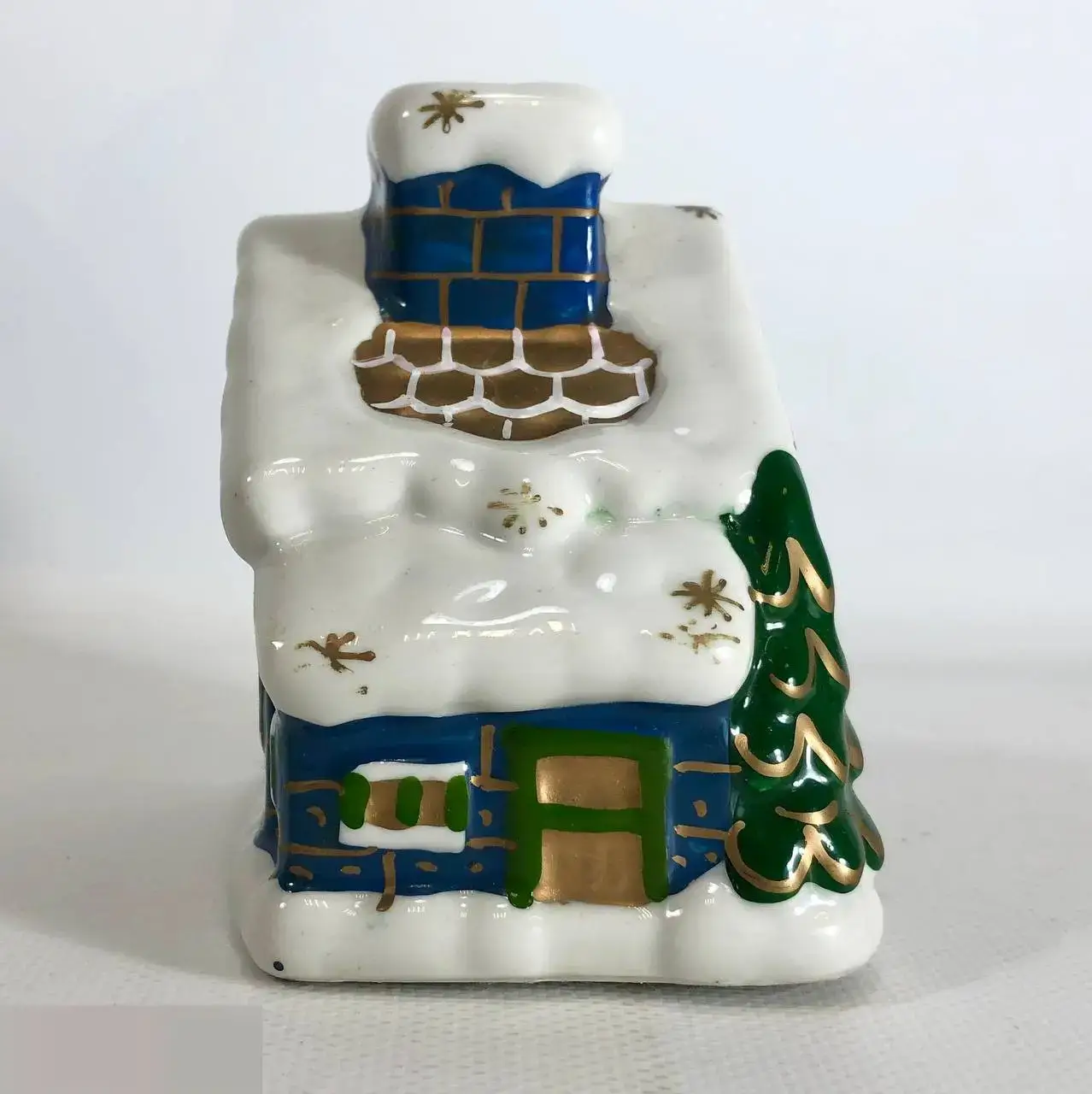 Германия домик подсвечник фарфор Новый год 1