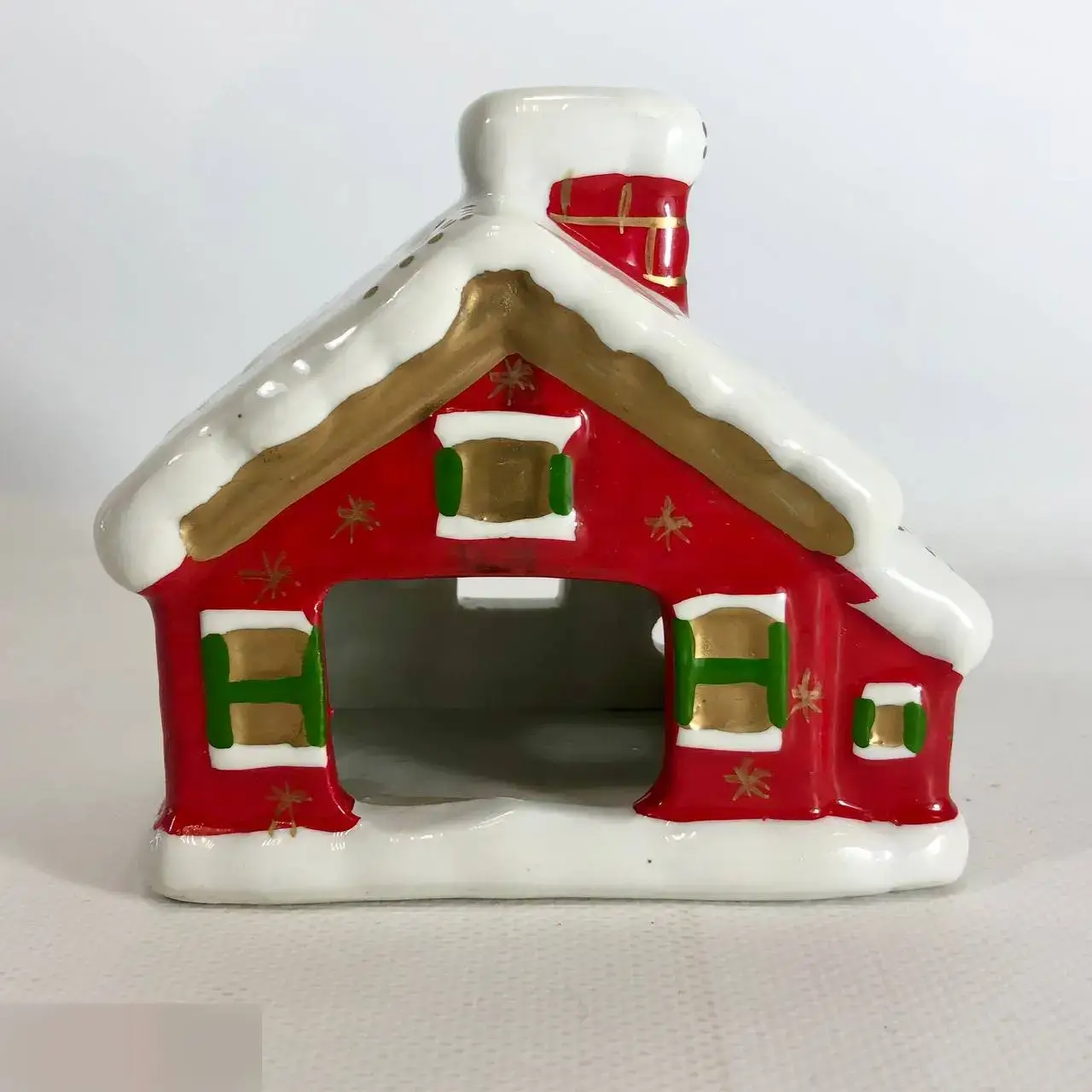 Германия домик подсвечник фарфор Новый год 6