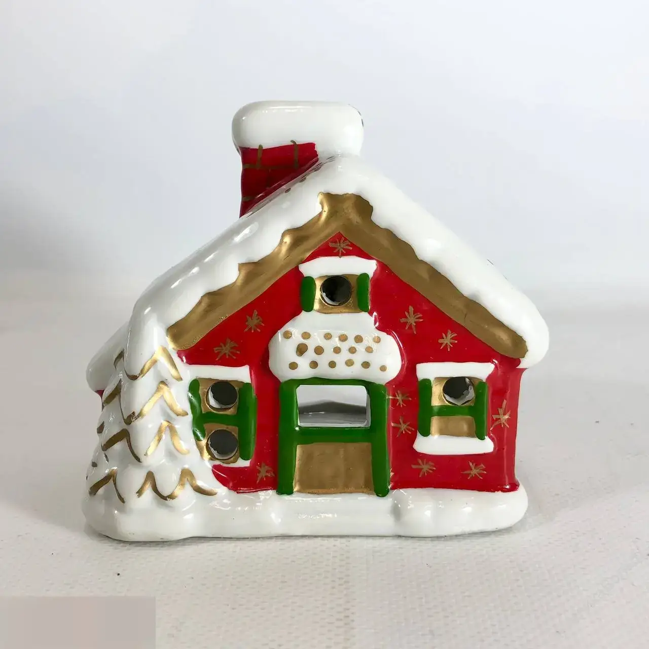 Германия домик подсвечник фарфор Новый год 7