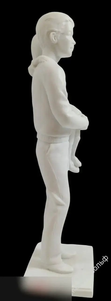 Kaiser бисквит фарфор Статуэтка отец дочь Германия 2