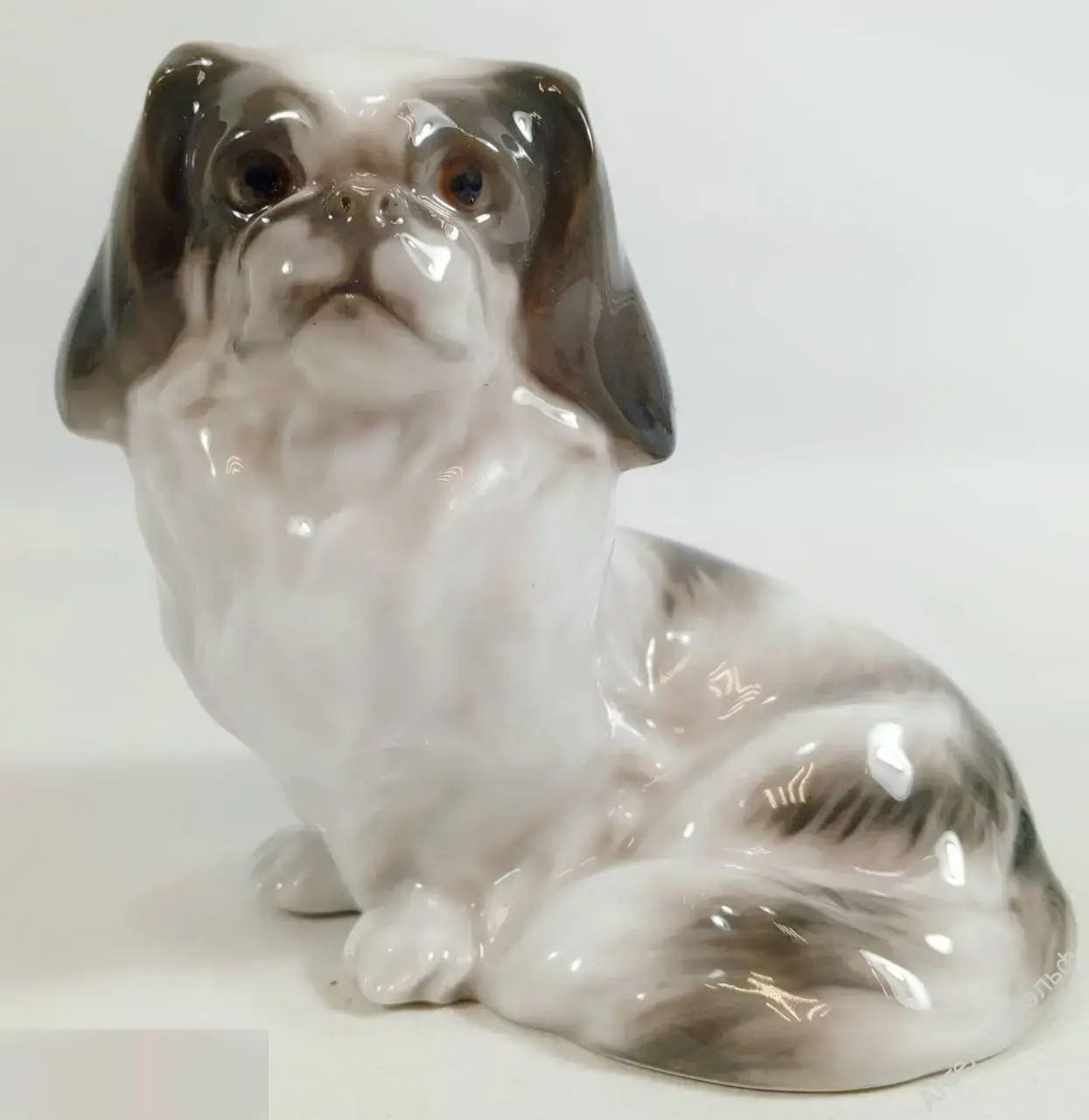 Royal Copenhagen статуэтка фарфор собака пекинес
