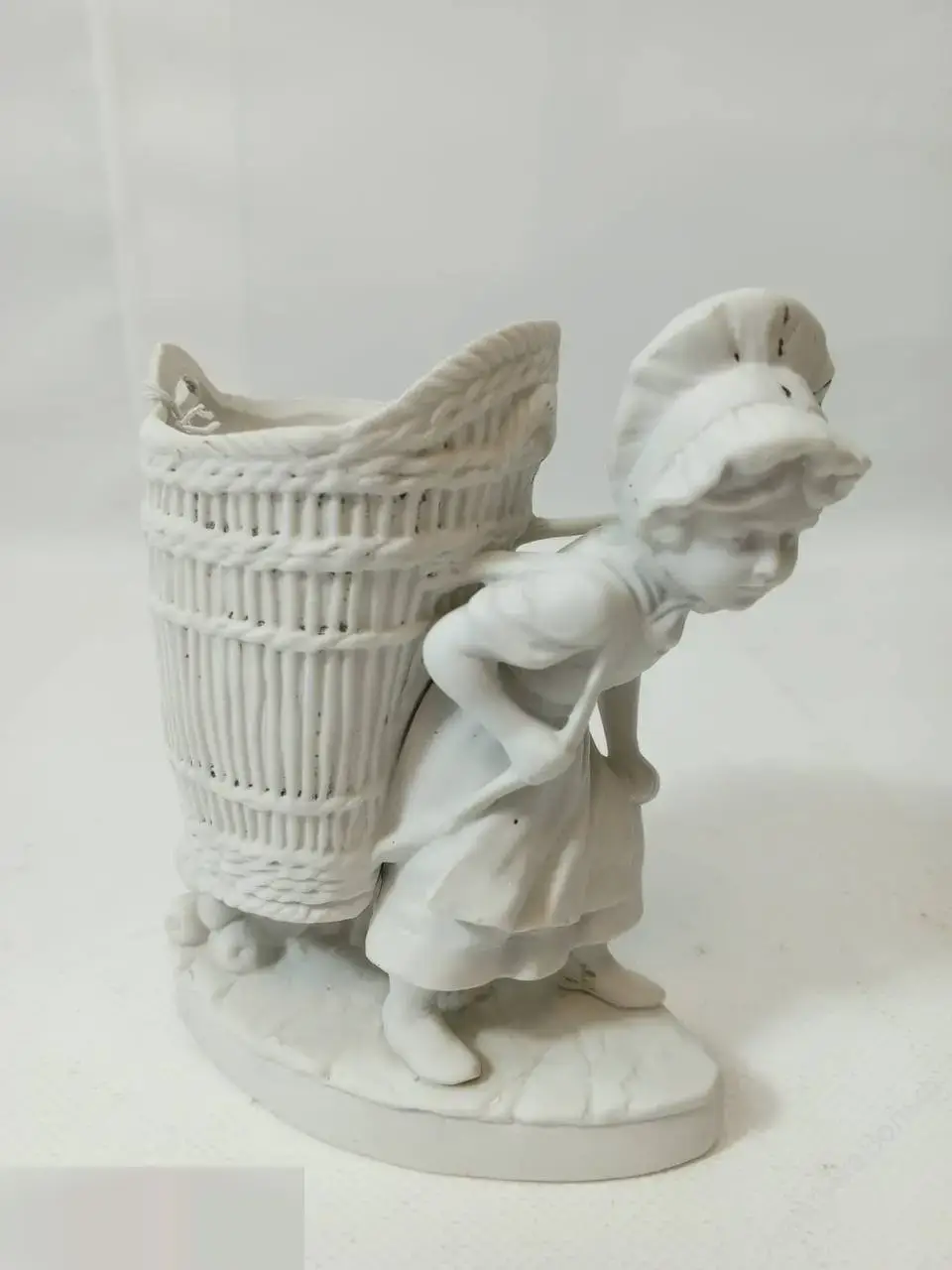 Антик статуэтка фигурка фарфор бисквит кашпо Франция