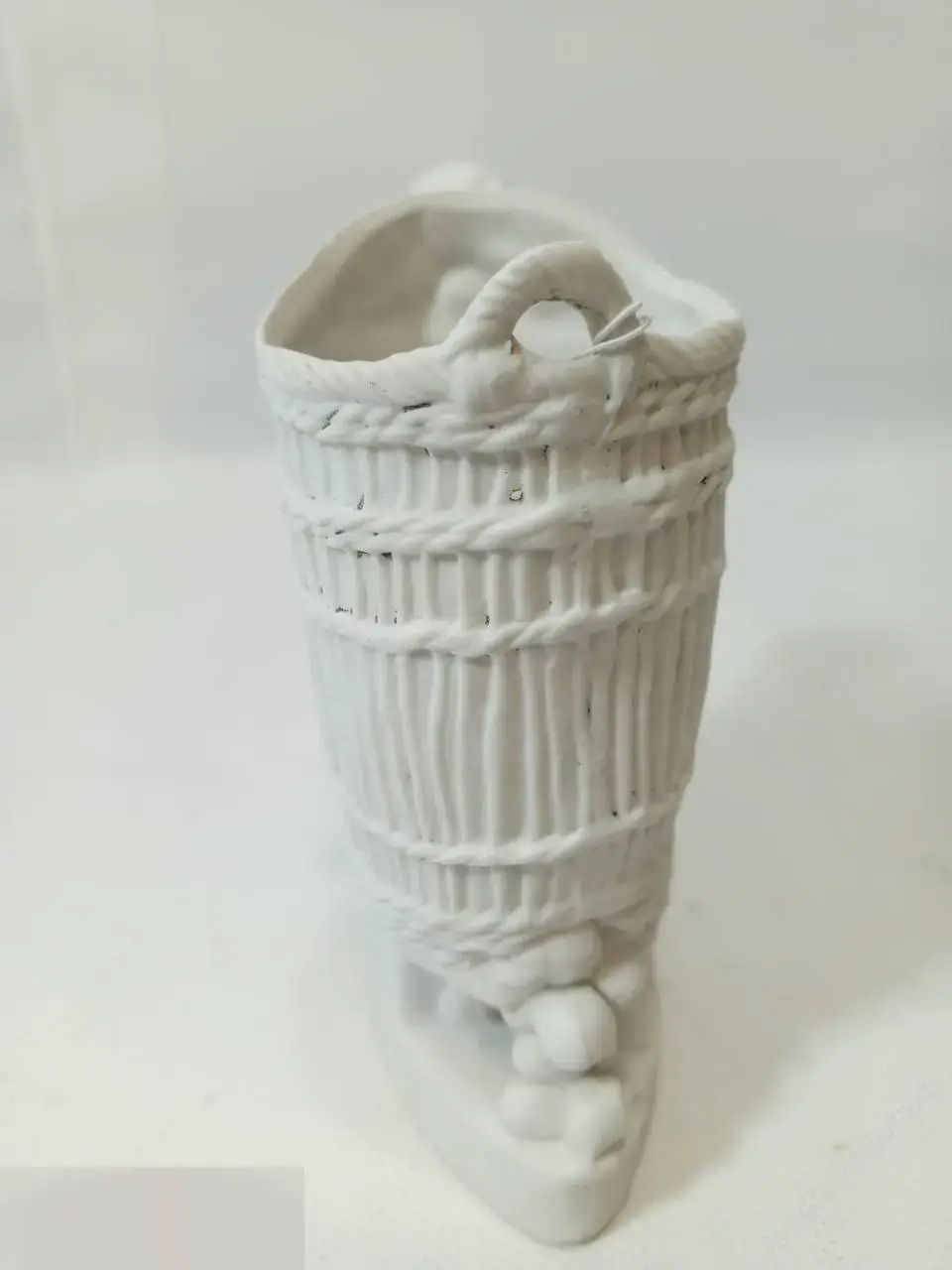 Антик статуэтка фигурка фарфор бисквит кашпо Франция 3