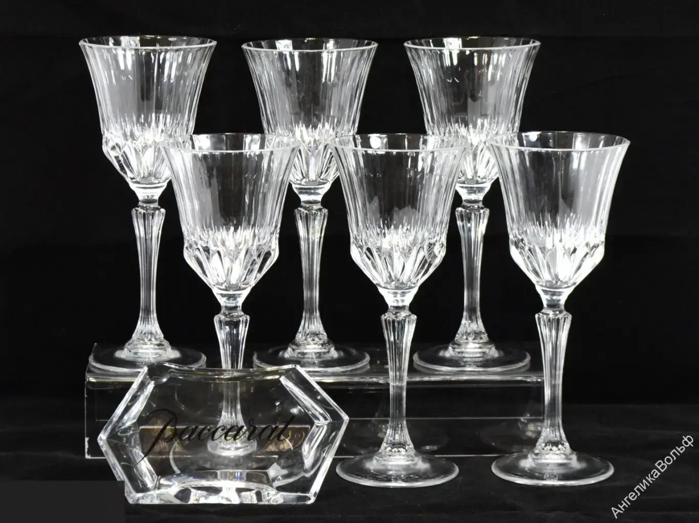 Baccarat Баккара хрусталь бокал вино Франция