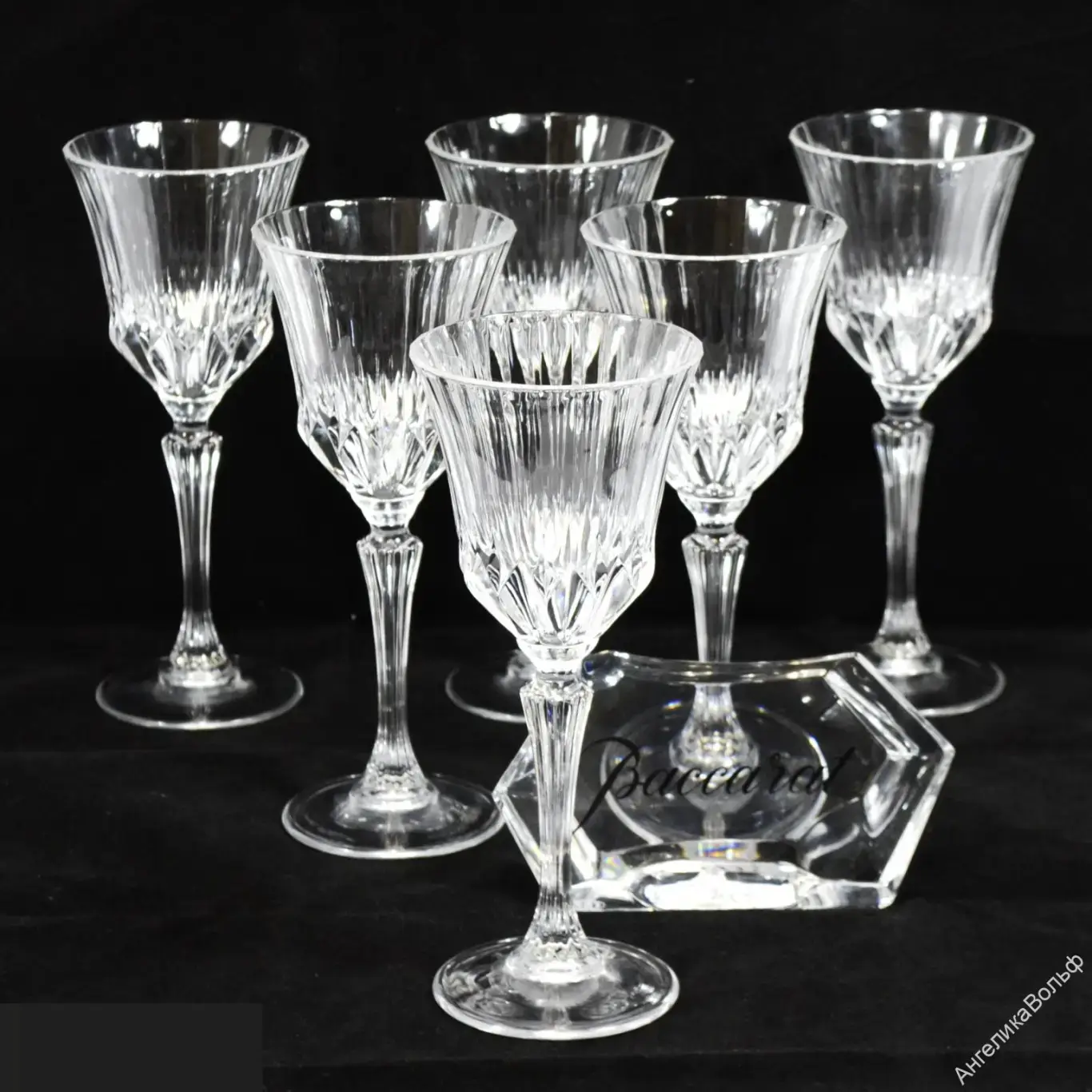 Baccarat Баккара хрусталь бокал вино Франция 1