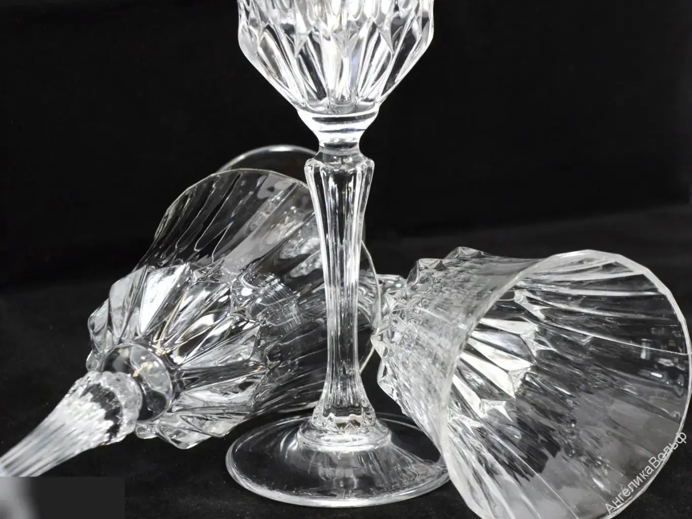 Baccarat Баккара хрусталь бокал вино Франция 3