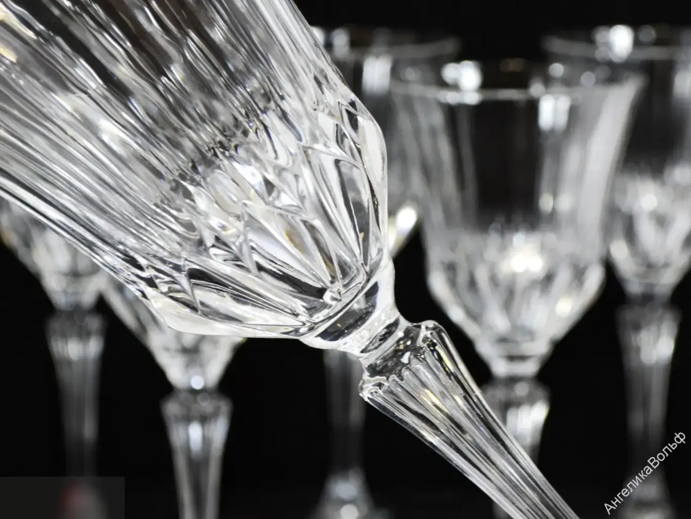 Baccarat Баккара хрусталь бокал вино Франция 7