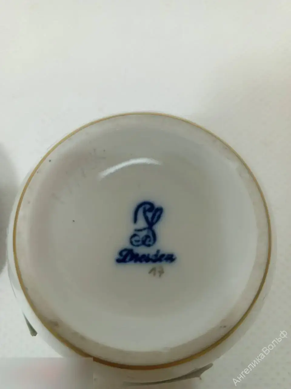 Бонбоньерка сахарница шкатулка фарфор Dresden Wien 6