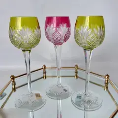 Saint Louis Бокал цветной хрусталь Франция