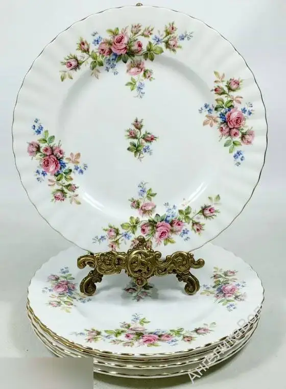 Англия Royal Albert Тарелки розы фарфор Moss rose 2